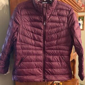Lands' End Women's Plum Puffer Jacket